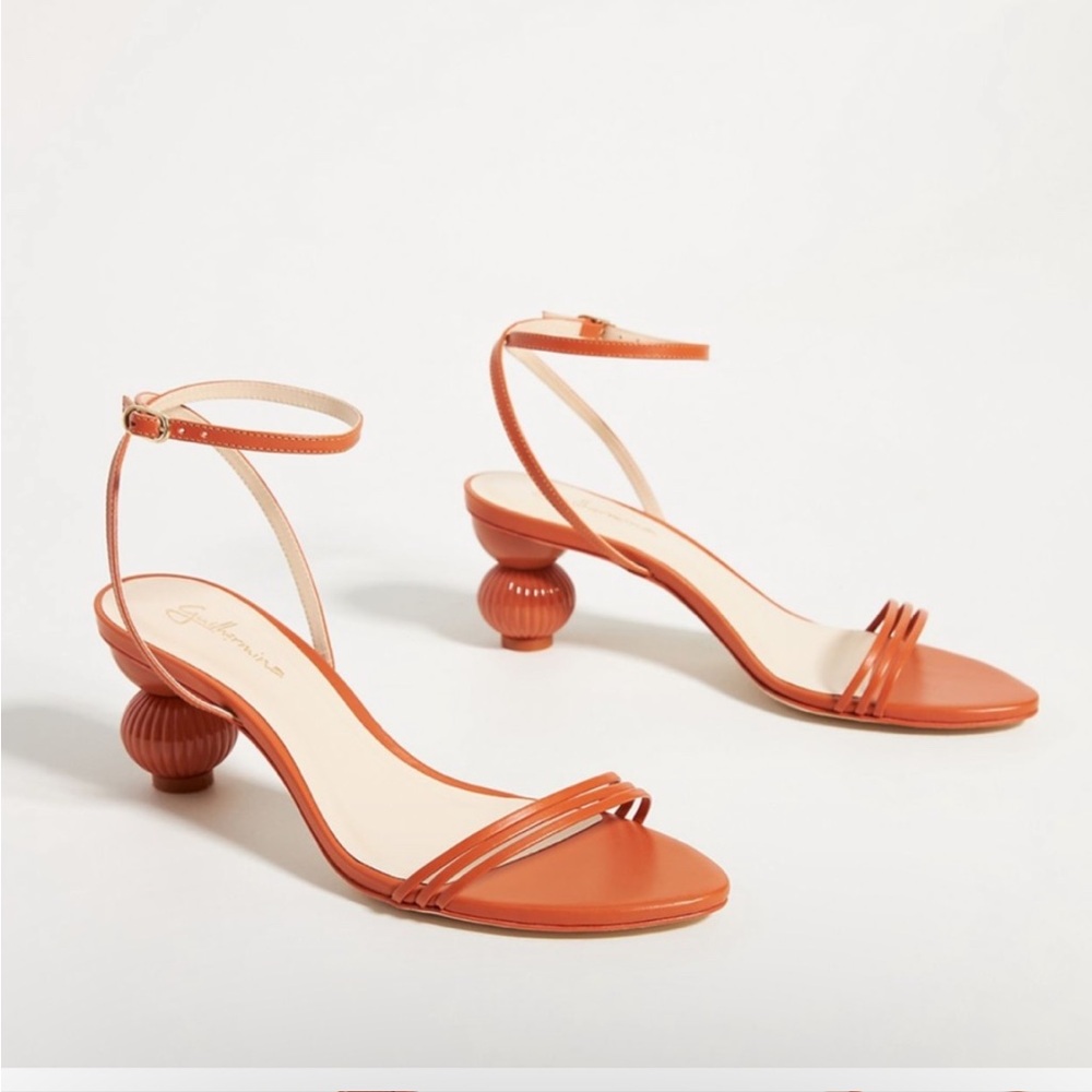 Anthropologie Guilhermina Sculptural Heeled Sandals
